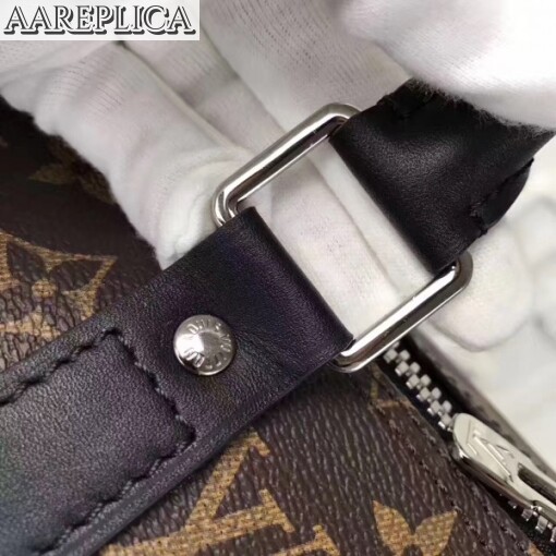 Replica Louis Vuitton Keepall Bandouli??re 45 Monogram Macassar M56711 3