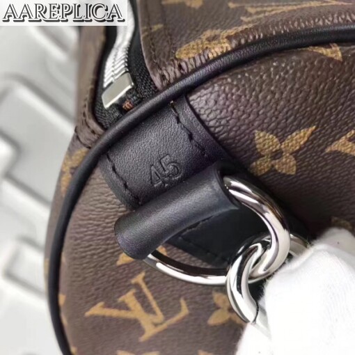 Replica Louis Vuitton Keepall Bandouli??re 45 Monogram Macassar M56711 7