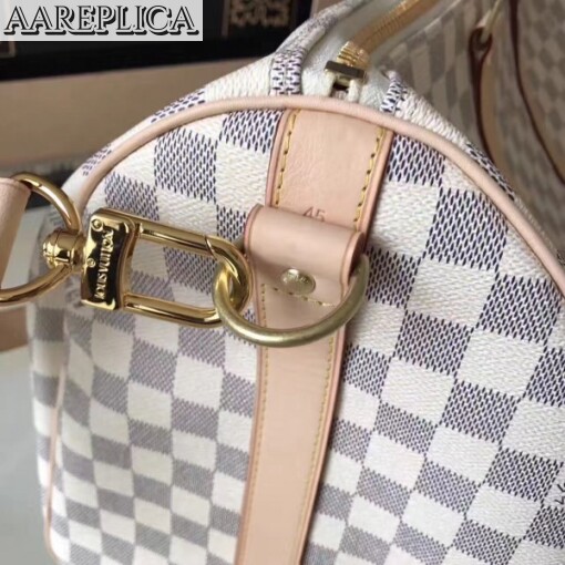 Replica Louis Vuitton Keepall Bandouli??re 45 Damier Azur N48223 3