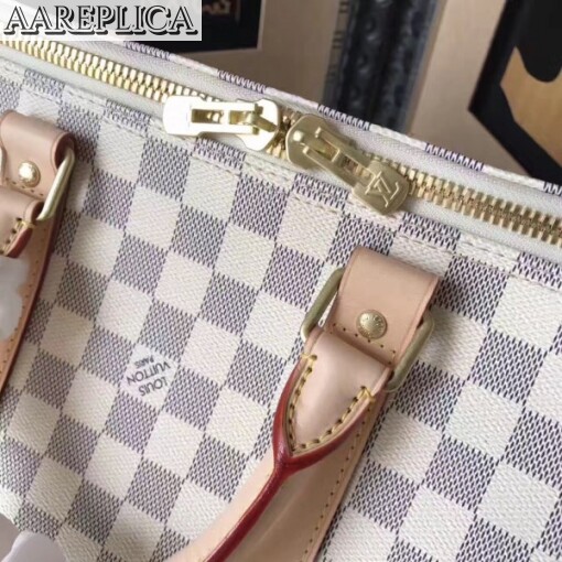 Replica Louis Vuitton Keepall Bandouli??re 45 Damier Azur N48223 8