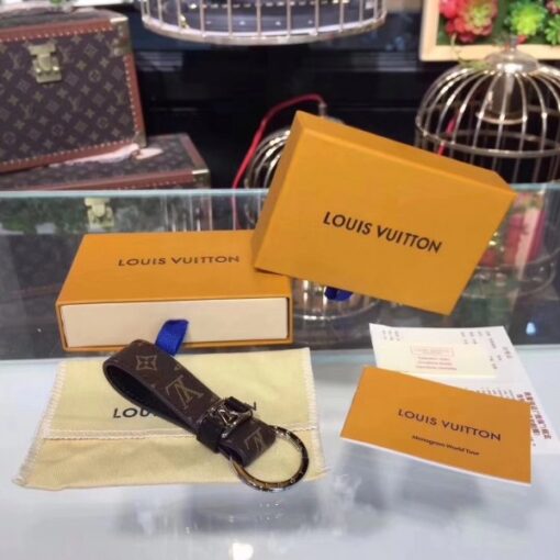 Replica Louis Vuitton LV Dragonne Key Holder Monogram Canvas M62709 3