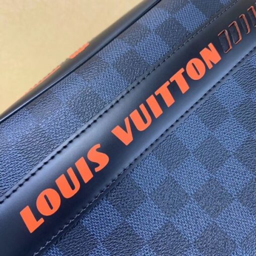 Replica Louis Vuitton Toilet Pouch GM Damier Cobalt Race N60245 5