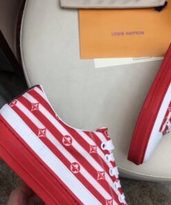 Replica Louis Vuitton LV Escale Stellar Sneakers Red 2