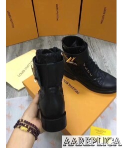 Replica Louis Vuitton Wonderland Ranger Boot Monogam Flower 2