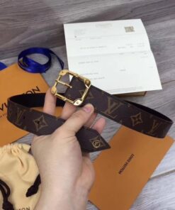 Replica Louis Vuitton LV Malletier Monogram 30mm Belt M9312U 2