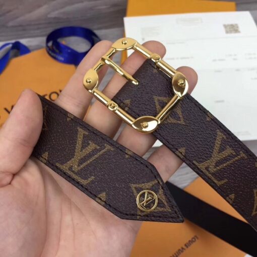 Replica Louis Vuitton LV Malletier Monogram 30mm Belt M9312U 7