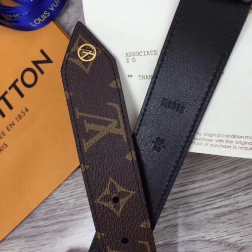 Replica Louis Vuitton LV Malletier Monogram 30mm Belt M9312U 8