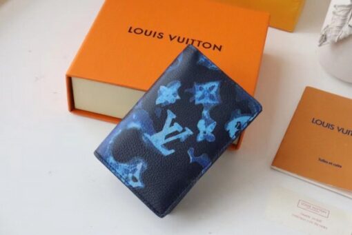 Replica Louis Vuitton Pocket Organizer Ink Watercolor Leather M80463 3