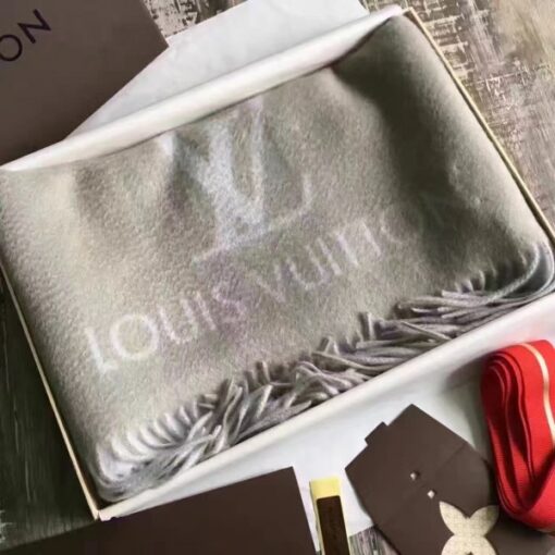 Replica Louis Vuitton Grey Reykjavik Scarf M70462 2