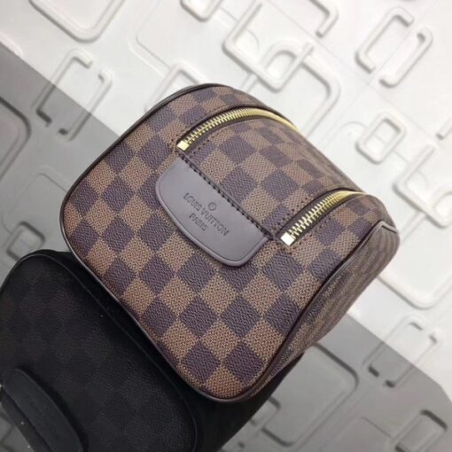 Replica Louis Vuitton King Size Toiletry Bag Damier Ebene N47527 4