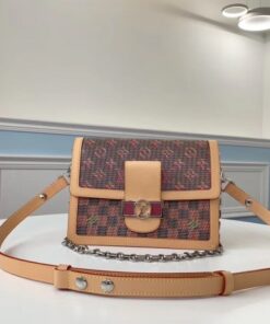 Replica Louis Vuitton Dauphine MM Monogram LV Pop Print M55452 2