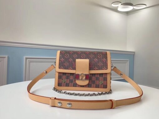 Replica Louis Vuitton Dauphine MM Monogram LV Pop Print M55452 2