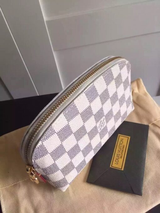 Replica Louis Vuitton Cosmetic Pouch Damier Azur N60024 3