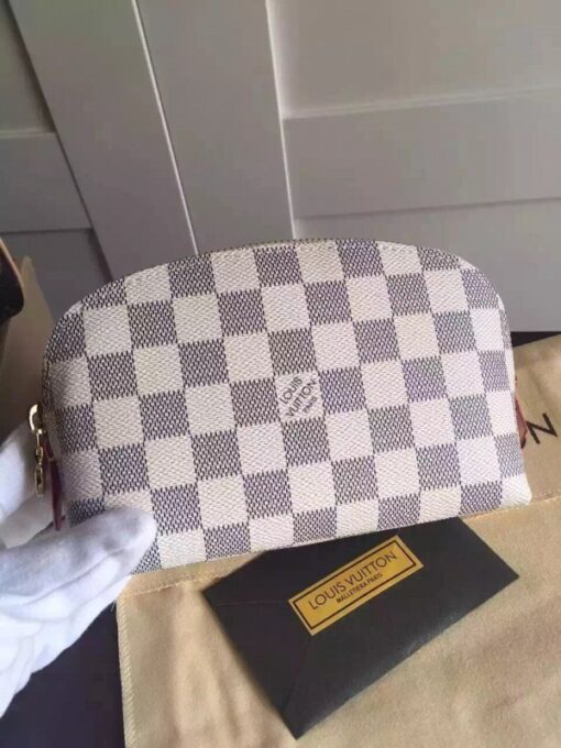 Replica Louis Vuitton Cosmetic Pouch Damier Azur N60024 4