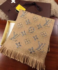 Replica Louis Vuitton Logomania Shine Scarf M75834 2