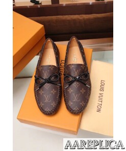 Replica Louis Vuitton Arizona Moccasin In Monogram Canvas 2