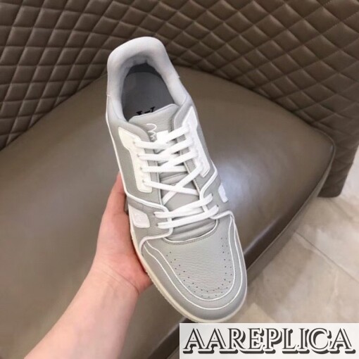 Replica Louis Vuitton Nuage White LV Trainer Sneakers 3