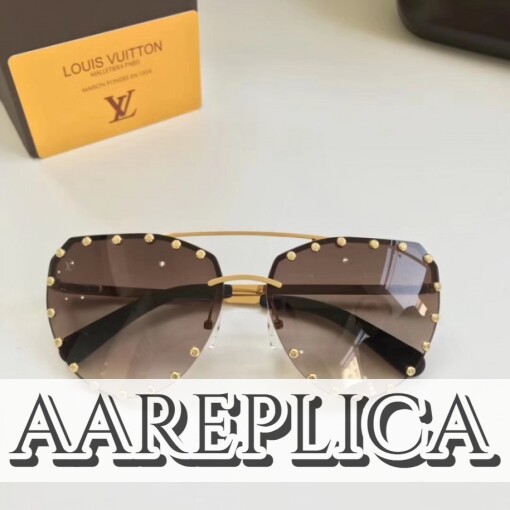 Replica Louis Vuitton The Party Cat Eye Sunglasses Z0984E 2