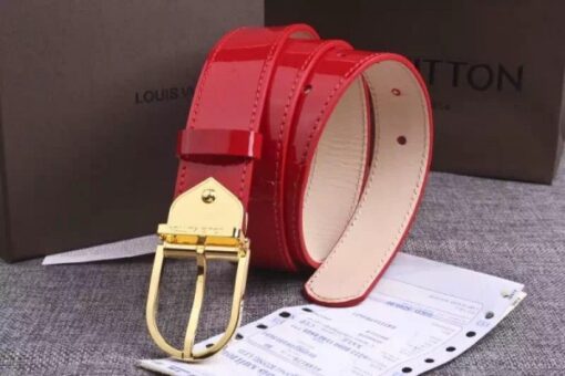 Replica Louis Vuitton Comete Belt Monogram Vernis M9481V 2