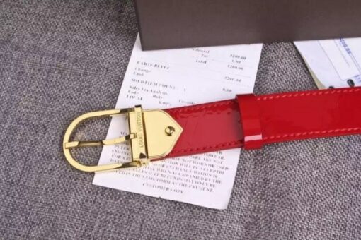 Replica Louis Vuitton Comete Belt Monogram Vernis M9481V 8