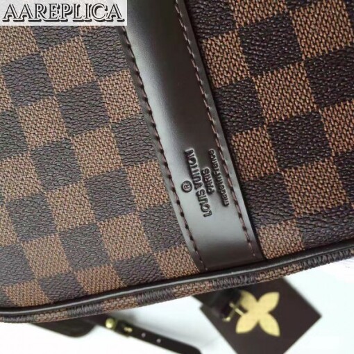 Replica Louis Vuitton Keepall Bandouli??re 55 Damier Ebene N41414 8