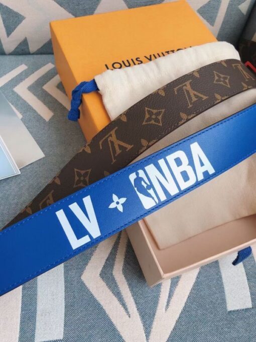 Replica Louis Vuitton LVxNBA LV 3 Steps 40MM Reversible Belt MP278V 4