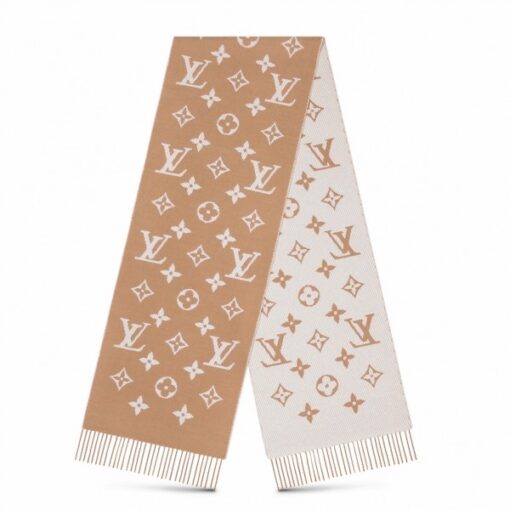 Replica Louis Vuitton Beige Daily LV Scarf M76700 6