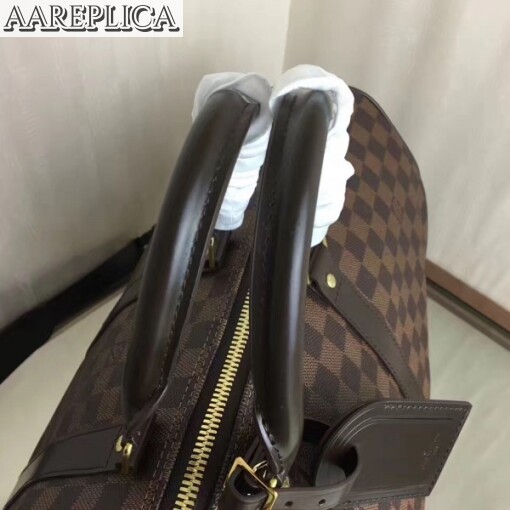 Replica Louis Vuitton Keepall Bandouli??re 45 Damier Ebene N41428 6