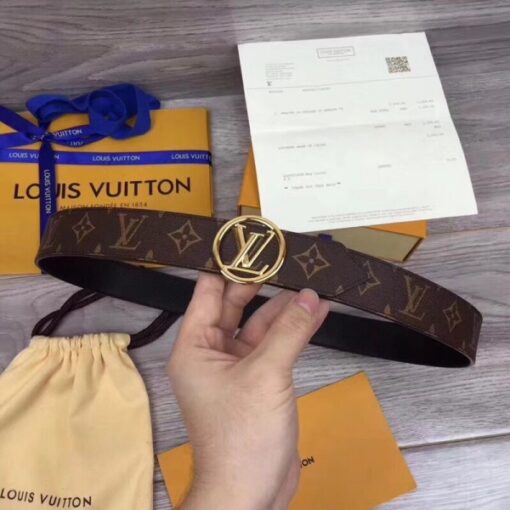 Replica Louis Vuitton LV Circle 35mm Reversible Belt M9935U 3