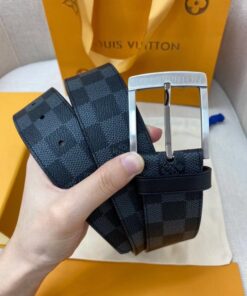 Replica Louis Vuitton Downtown 40mm Belt Damier Graphite M0374V 2