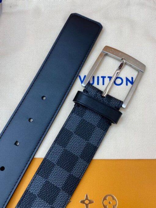 Replica Louis Vuitton Downtown 40mm Belt Damier Graphite M0374V 5