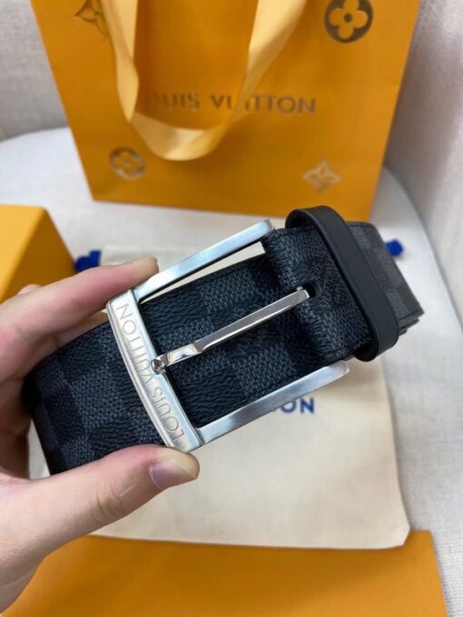 Replica Louis Vuitton Downtown 40mm Belt Damier Graphite M0374V 6