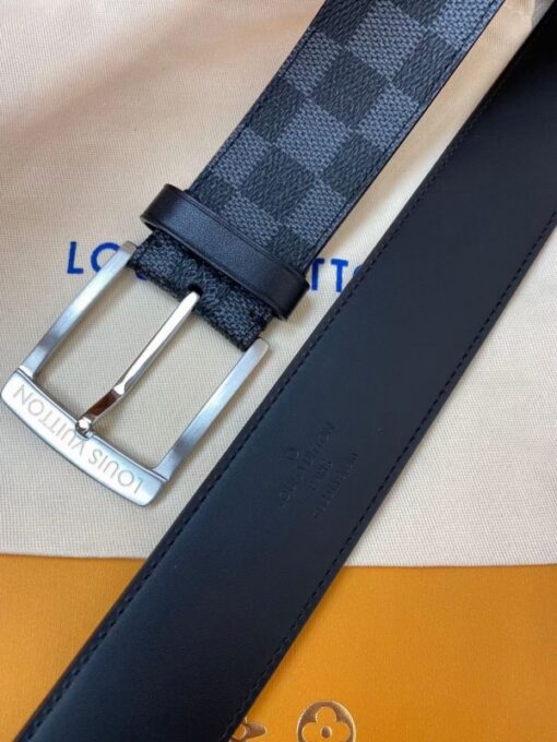 Replica Louis Vuitton Downtown 40mm Belt Damier Graphite M0374V 7