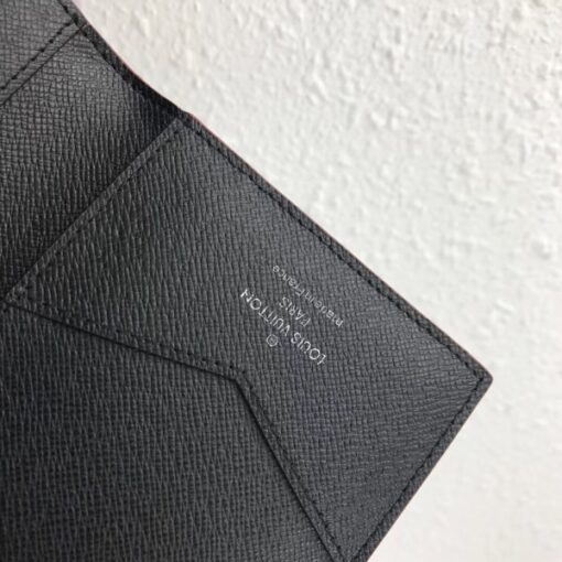 Replica Louis Vuitton Passport Cover Damier Graphite Swiss Alps N60154 5