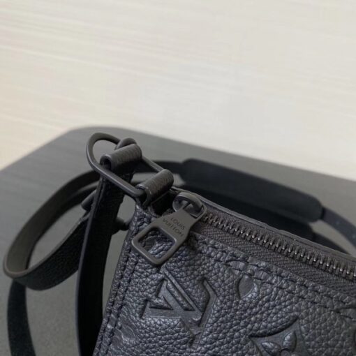 Replica Louis Vuitton Triangle Messenger Monogram Taurillon M55878 5