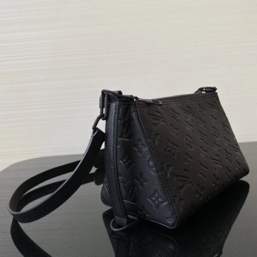 Replica Louis Vuitton Triangle Messenger Monogram Taurillon M55878 6