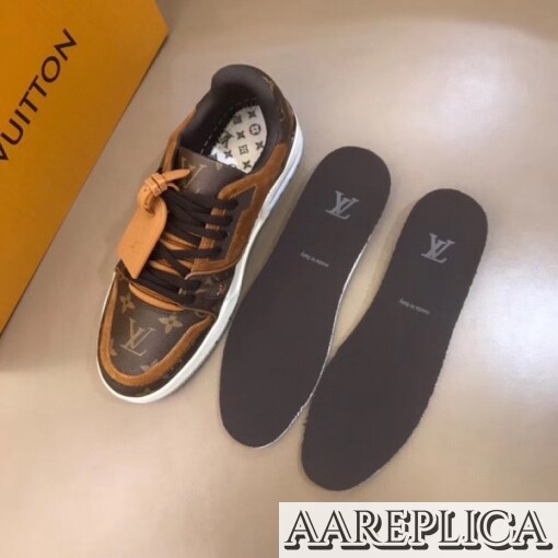 Replica Louis Vuitton LV Trainer Sneakers In Monogram Canvas 5