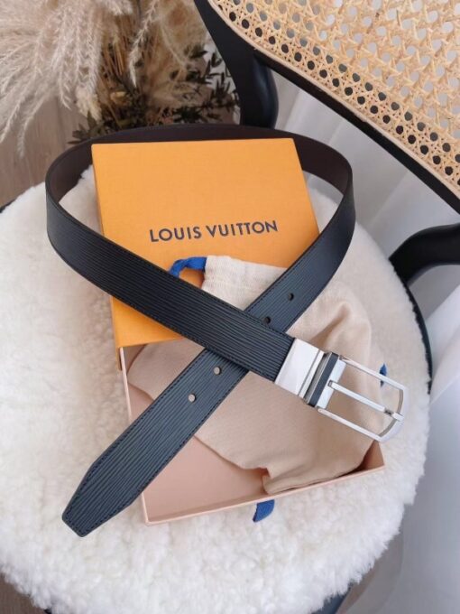 Replica Louis Vuitton Slender 35mm Reversible Belt Epi Leather M0128Q 2