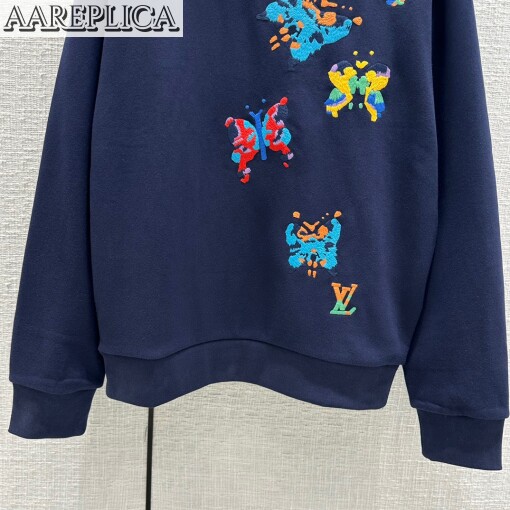 Replica Louis Vuitton LV LV BUTTERFLIES CREWNECK SWEATSHIRT 1AATBM 6