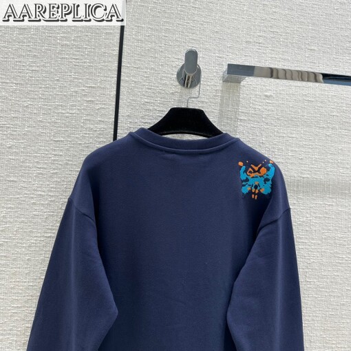 Replica Louis Vuitton LV LV BUTTERFLIES CREWNECK SWEATSHIRT 1AATBM 9