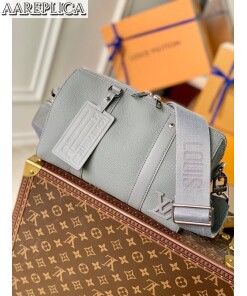 Replica Louis Vuitton LV CITY KEEPALL Gray M59328 2