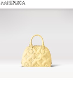 Replica Louis Vuitton Alma BB Bag Banana Yellow LV M59821