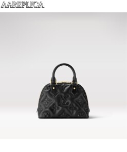 Replica Louis Vuitton Alma BB Bag Black LV M59793