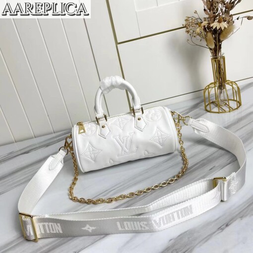 Replica Louis Vuitton LV PAPILLON BB Bag Snow White M59827 2