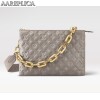 Replica Louis Vuitton Coussin MM LV Bag Black / Gray M21661 12