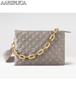 Replica Louis Vuitton Coussin MM LV Bag Grey M20771