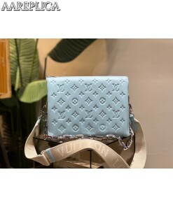 Replica Louis Vuitton Coussin PM LV Bag Ice Blue M21197 2