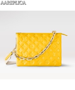 Replica Louis Vuitton Coussin PM LV Bag Yellow M20378