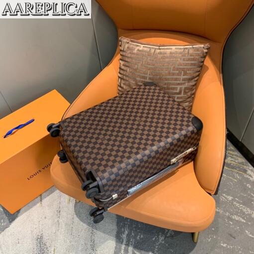 Replica Louis Vuitton Horizon 55 Rolling Luggage DAMIER EBENE N23304 2