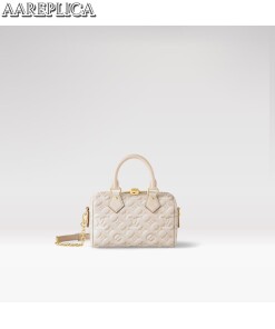 Replica Louis Vuitton LV SPEEDY BANDOULIÈRE 20 Pale Beige Bag M46163